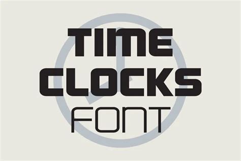 15 Best Clock Fonts Digital Lcd And Classic