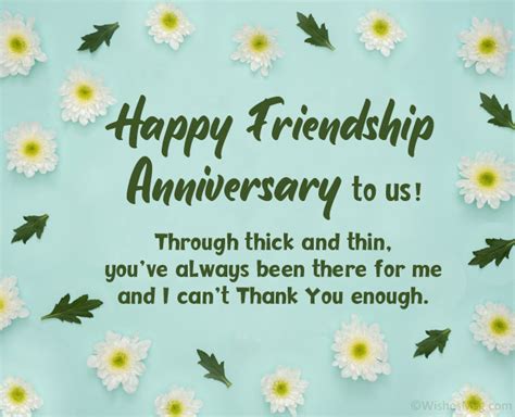 Friendship Anniversary Wishes And Quotes Wishesmsg