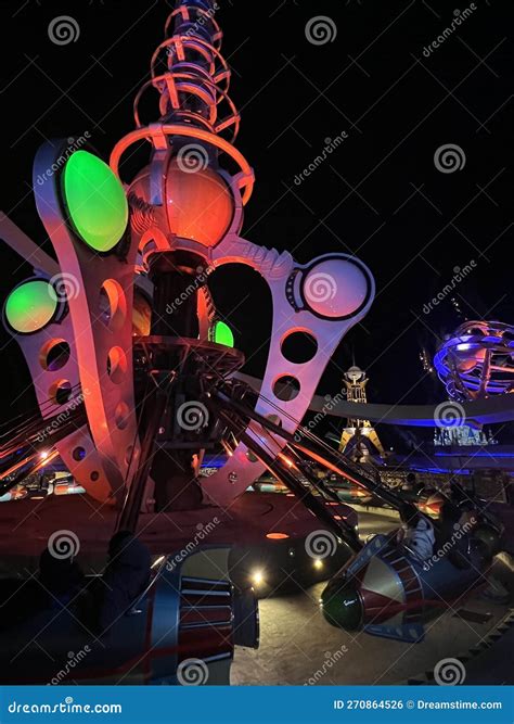 Astro Orbiter Ride at Magic Kingdom Park in Orlando, Florida Editorial ...