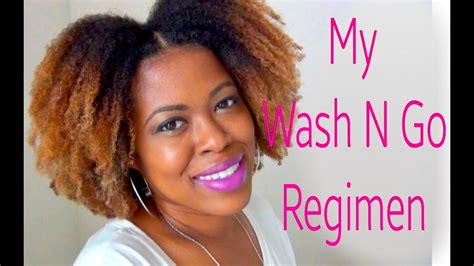 Natural Hair My Current Wash And Go Routine Youtube