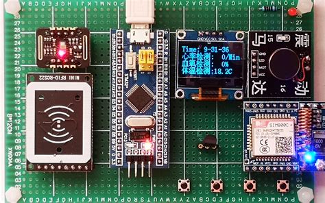 【stm32单片机设计】老人健康状态监测智能手环 心率血氧体温监测 Rfid药品识别 Gsm短信报警 视频下载 Video Downloader