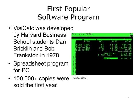 What Was The First Spreadsheet Program for Introduction To Computer Science Ppt Download — db ...