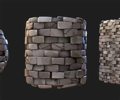 Artstation Stylized Bricks Substance 3d Designer Game Assets