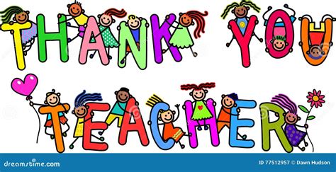 Thank You Kids Stock Illustrations 1098 Thank You Kids Stock