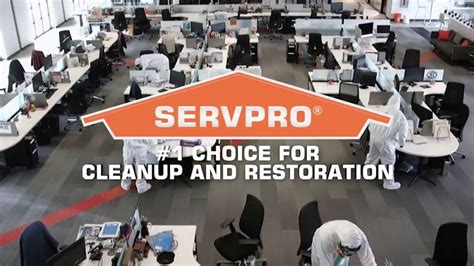 Servpro 1 Choice For Cleanup And Restoration Restoration Clean Up