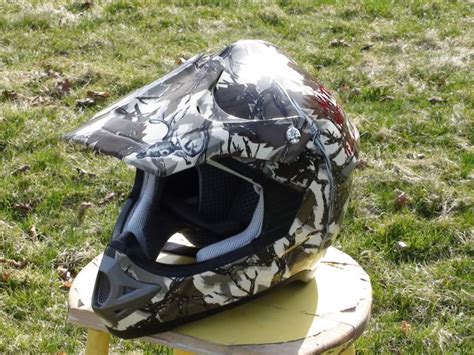 My Custom Camo Dipped Airbrushed Atv Helmet