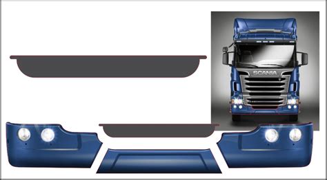 TELA PARACHOQUE SCANIA S6 CENTRAL Produtos Universal Distribuidora