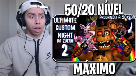 O MÉTODO SECRETO PRA PASSAR A 50 20 FNAF Ultimate Custom Night DA