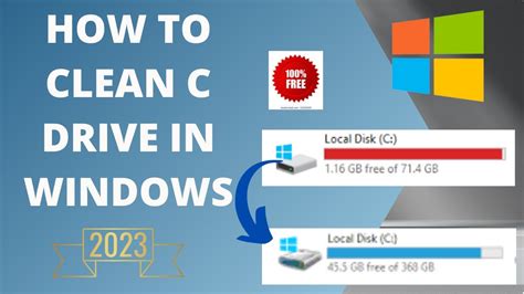 How To Clean C Drive In Windows Free Up Disk Space Easily Youtube