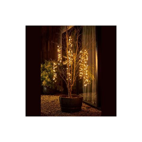 Christmas Tree Cascading Twinkle Light Cluster Effect With 480 Warm