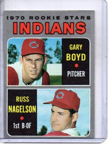 Topps Indians Rookie Stars Gary Boyd Russ Nagelson Ebay