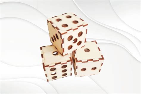 Dice Laser Cutting Design SVG FlippedNormals