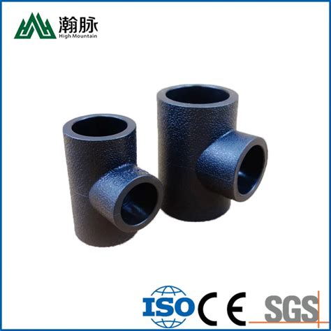 HDPE Pipe Fittings Hot Melt Tee Reducer Pipe Fittings For Sprinkler Irrigation System Pipe