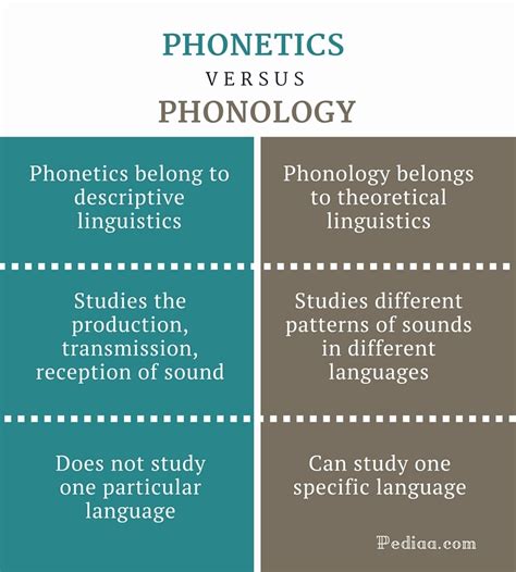 Difference Between Phonetics And Phonology