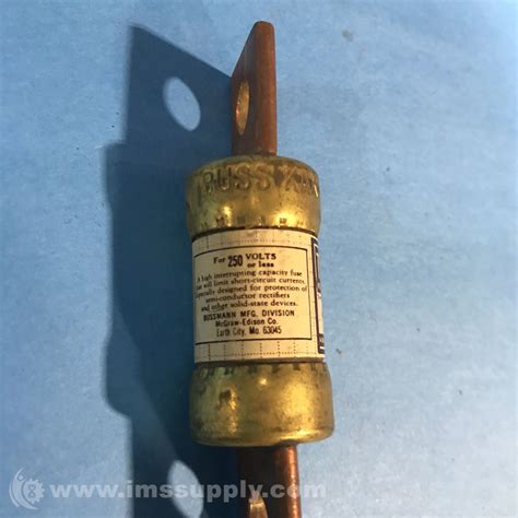 Bussmann Kax 50 Tron Rectifier Fuse 50 Amp 250 Vac Ims Supply