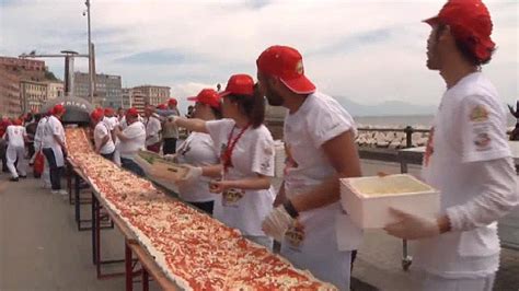 New World Record Longest Pizza Is Just Over Miles Long Nbc News