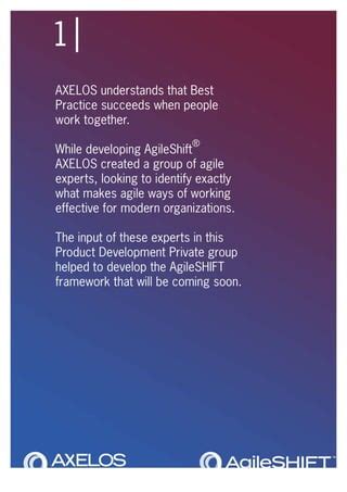 AgileSHIFT report | Axelos | PDF