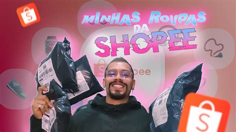 MINHAS COMPRAS DA SHOPEE CHEGARAM YouTube