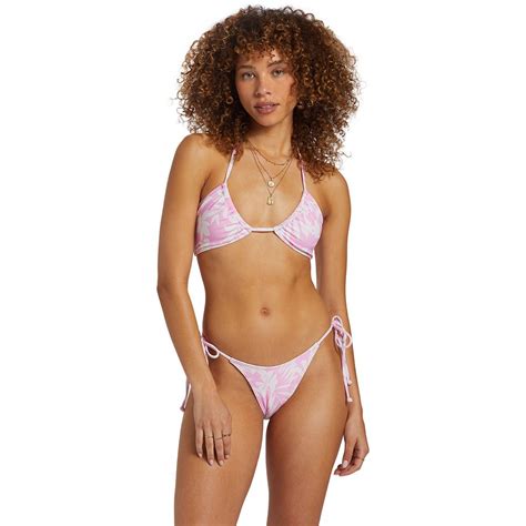 Billabong Sweet Waves Tie Side Hike Bikini Bottom Pink Dressinn