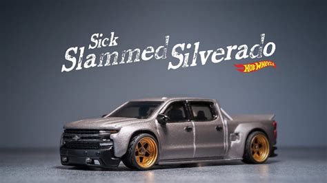 Building Wide Body Slammed Chevy Silverado Hot Wheels Custom Hot Wheels Diecast Cars Chevy