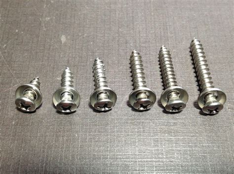 150pcs Ford 8 With 6 Oval Head Stainless Steel Trim Screws Washers