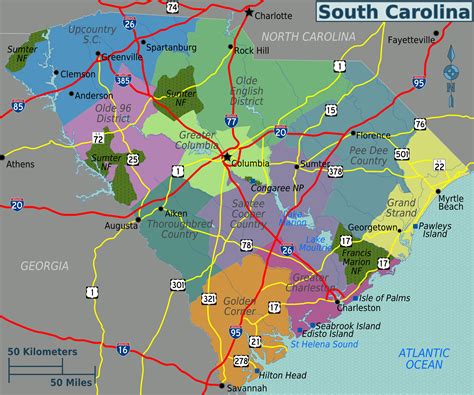 map of south carolina coastline 3