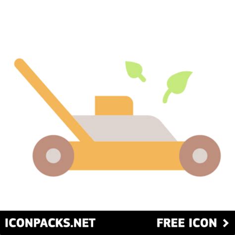 Free Yellow Lawn Mower And Gardening Svg Png Icon Symbol Download Image