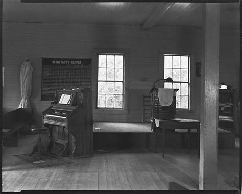 Walker Evans Church Interior With Pump Organ Alabama The