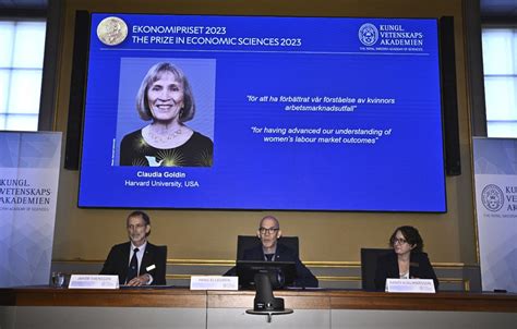 Nobel Economics Prize Awarded To Claudia Goldin For Her Research On