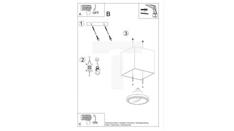 Plafon Blake Czarny Sollux Lighting Tim Sa