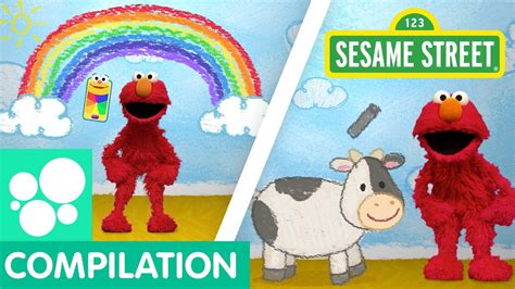 Sesame Street Make Arts And Crafts With Elmo Elmos World Compilation