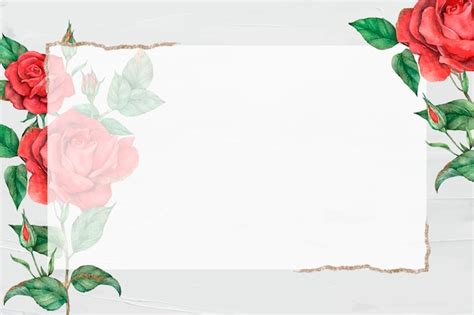 Roses Frame Border Vectors Infoupdate Org