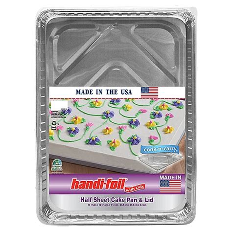 HANDI FOIL HALF SHEET CAKE PAN & LID - The Fresh Grocer