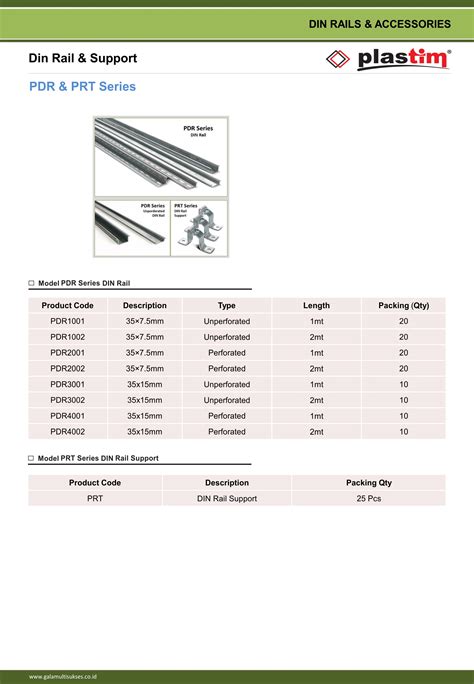 Wiring Duct DIN Rail Gala Multi Sukses