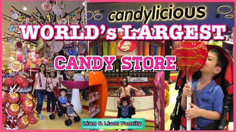 Candylicious Worlds Largest Candy Store At The Dubai Mall Uae Youtube