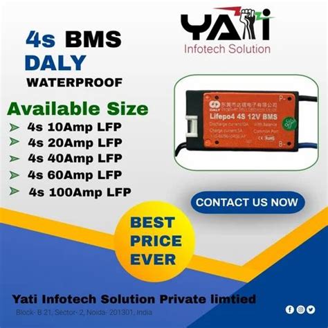 Daly Lifepo S V A Waterproof Battery Management System Bms