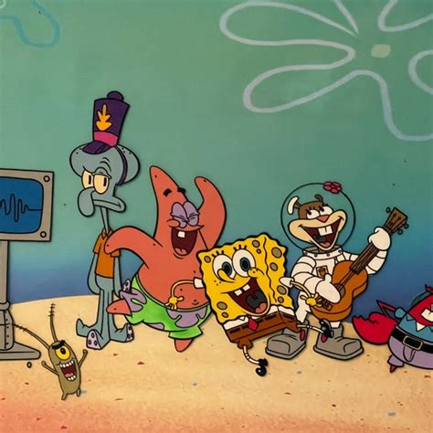 Spongebob Animation Cels Etsy