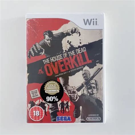 House Of The Dead 2 Overkill 2 Hand Cannons Guns Nintendo Wii 🆓📫