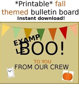 FALL BULLETIN BOARD BOO To You From Our Crew BUNDLE By Giovanna Diana