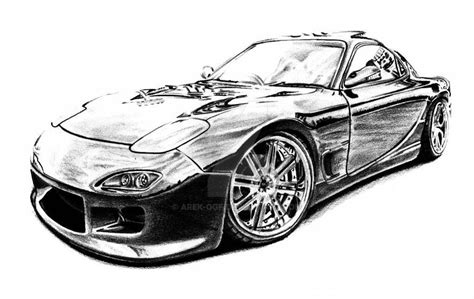 Mazda Rx 7 By Arek Ogf On Deviantart