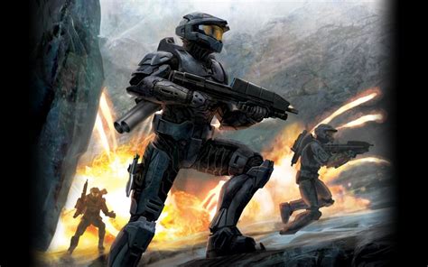 Wallpaper Video Games Halo 3 Explosion Rocket Launchers Assault