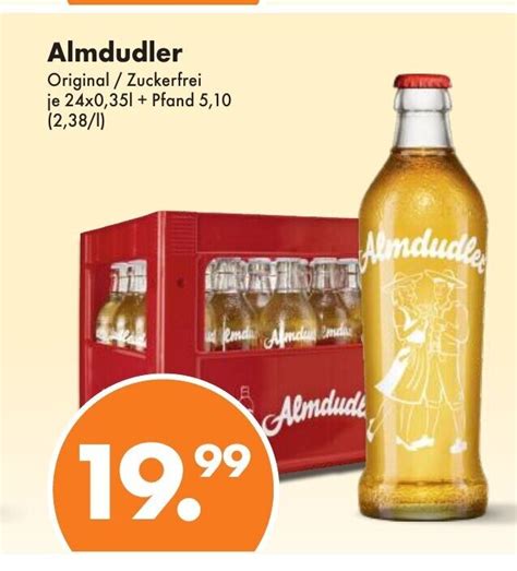 Almdudler Original Zuckerfrei Je X L Angebot Bei Trink Und Spare