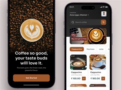 Coffee app Design by Kishore kumar on Dribbble