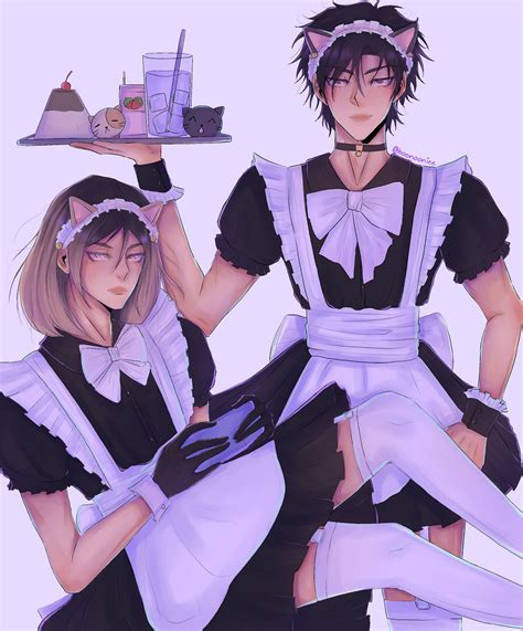 ༘boonooniee˚ On Twitter Maid Outfit Anime Anime Maid Haikyuu Anime