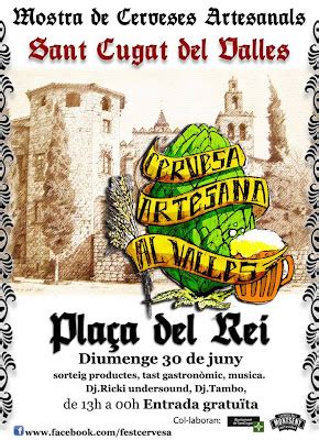 Cerveza Artesanal En Catalunya Mostra De Cerveses Artesanals De Sant Cugat