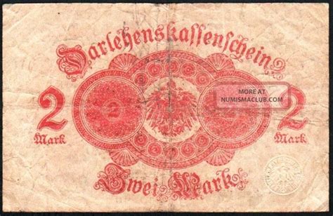 Mark Reichsbanknote Series Vg