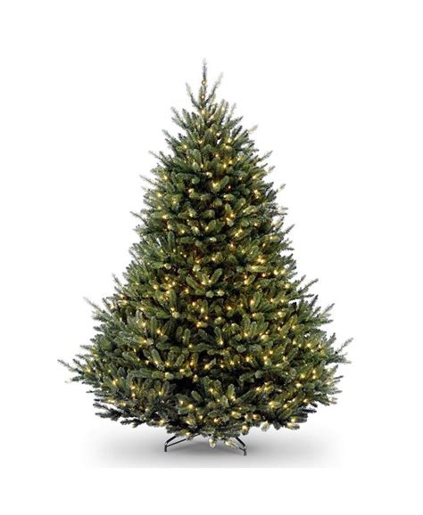 National Tree Company National Tree 7 5 Natural Fraser Fir Hngd Tree With 1200 Clear Lights