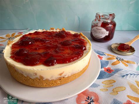 Tarta De Queso Con Mermelada Sin Horno Lambonadas De Galicia