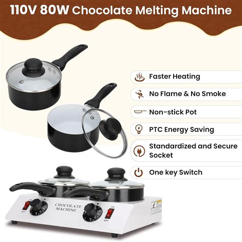 Dual Chocolate Melting Pots Review Cooking Appliance World