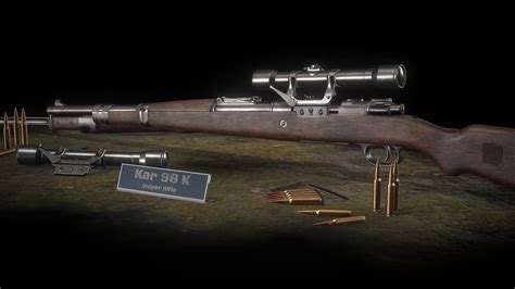 Kar 98 k Rifle - Buy Royalty Free 3D model by Michael Karel (@michaelkarel) [289f108 ...